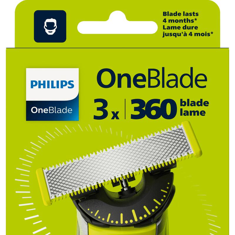 Philips Oneblade 360 Navulmesjes QP430/50 3 stuks