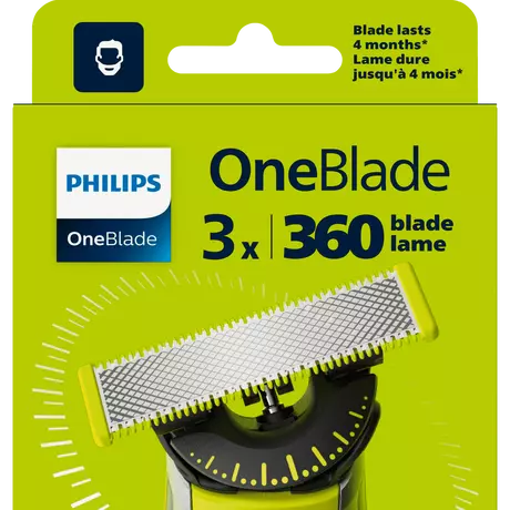 Philips Oneblade 360 Navulmesjes QP430/50 3 stuks