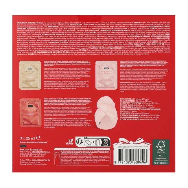 Sence hair mask kit sparkling ruby