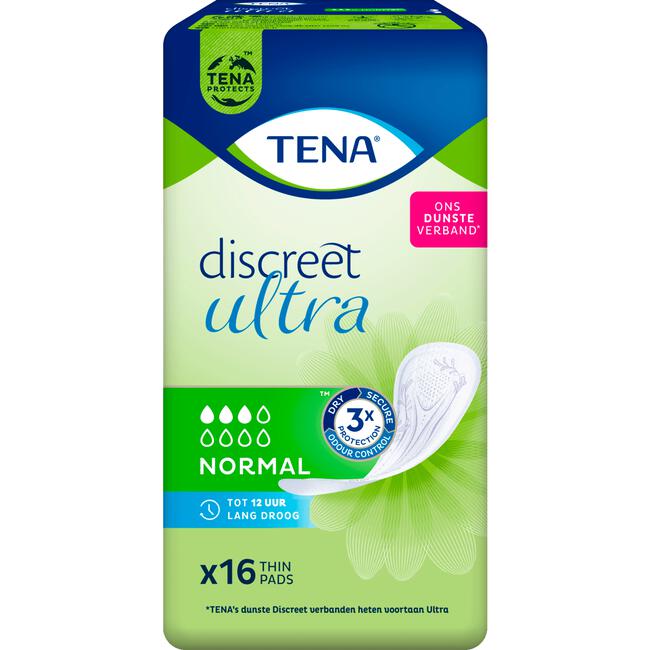 TENA Discreet Ultra Normal Verband 16 stuks