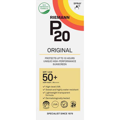 P20 Original Zonnebrand SPF50+ 175 ML