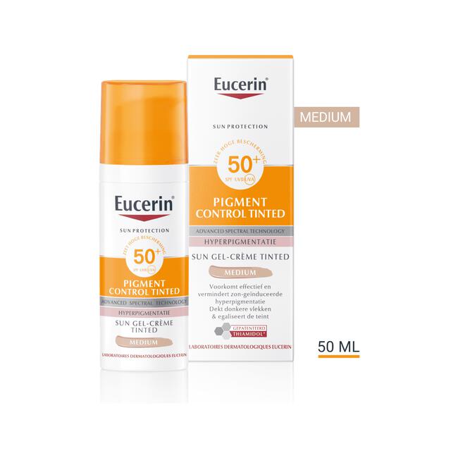 Eucerin Sun Pigment Control Tinted Medium SPF50+ 50 ML