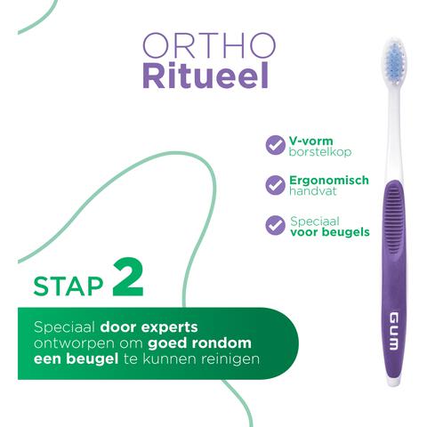 GUM® Ortho Tandenborstel
