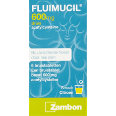 Fluimucil Bruis Bruistabletten Citroensmaak 600 mg