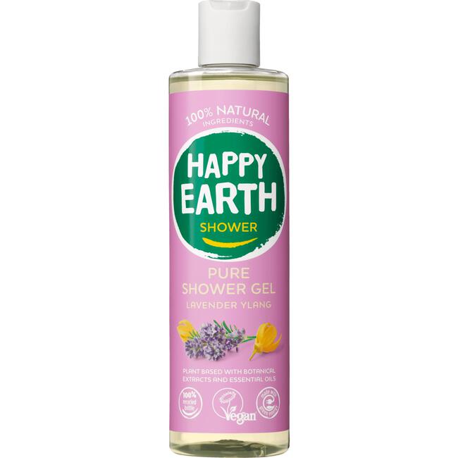 Happy Earth Lavender Ylang 100% Natuurlijke Douchegel 300 ML