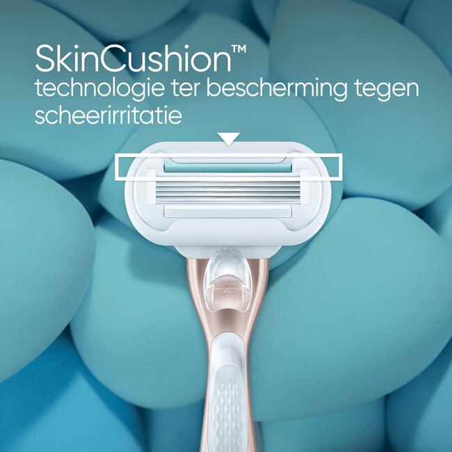 Gillette Venus Deluxe Smooth Sensitive Rose Gold Scheersysteem 5 Blades