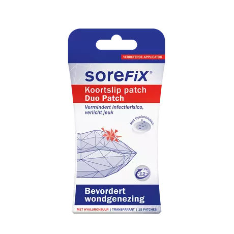 SoreFix Duo Patch voor Koortslip behandeling 15 stuks