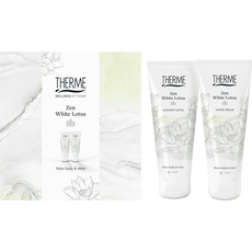 Therme Zen White Lotus Shower Satin & Hand Balm set