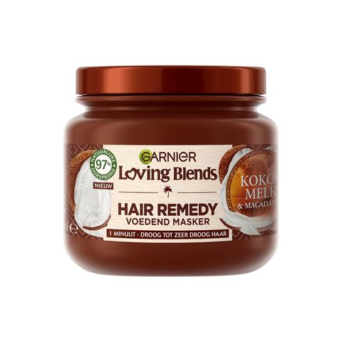 Garnier Loving Blends Kokosmelk & Macadamia Hair Remedy Haarmasker 340 ML
