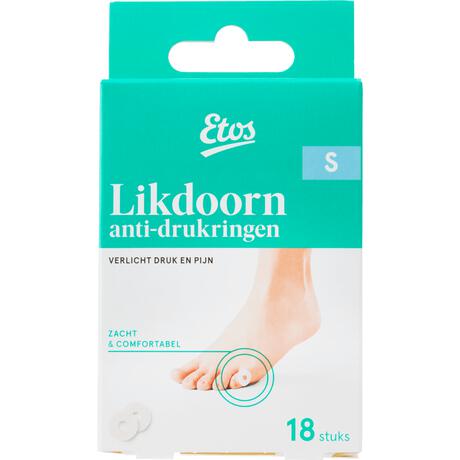 Etos Likdoorn Anti-Drukringen Small 18 stuks