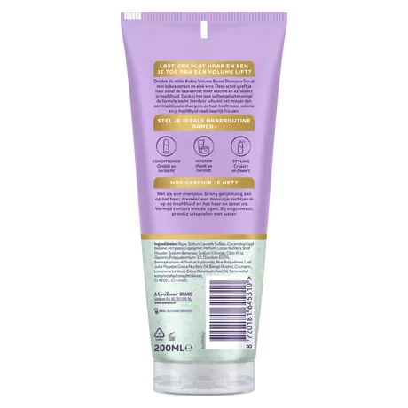 Andrélon Kokos Volume Boost Shampoo Scrub 200 ML