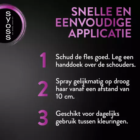Syoss Uitgroeispray Donkerbruin 120 ML