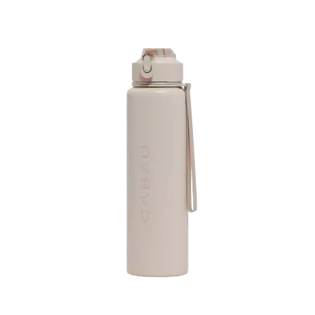 Cabau Lifestyle Bloom Bottle Stainless Steel Beige&nbsp;870 ML