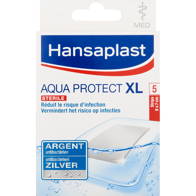 Hansaplast Antibacterial XL Aqua Protect