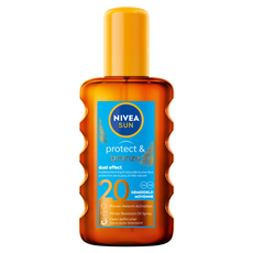 NIVEA SUN Protect & Bronze Zonnebrand Olie Spray SPF 20 200 ML