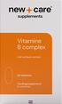 New Care Vitamine B Complex Tabletten 60 stuks
