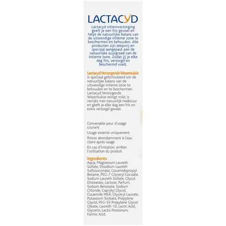 Lactacyd Verzorgende Wasemulsie  Intieme Hygiëne 300 ML