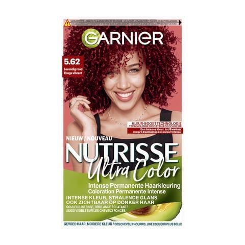 Garnier Nutrisse Crème Permanente Haarverf 5.62 Levendig Rood