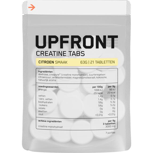 Upfront Creatine Tabletten Citroen 21 stuks