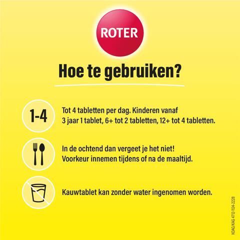 Roter Vitamine C 70 mg citroen 200 kauwtabletten