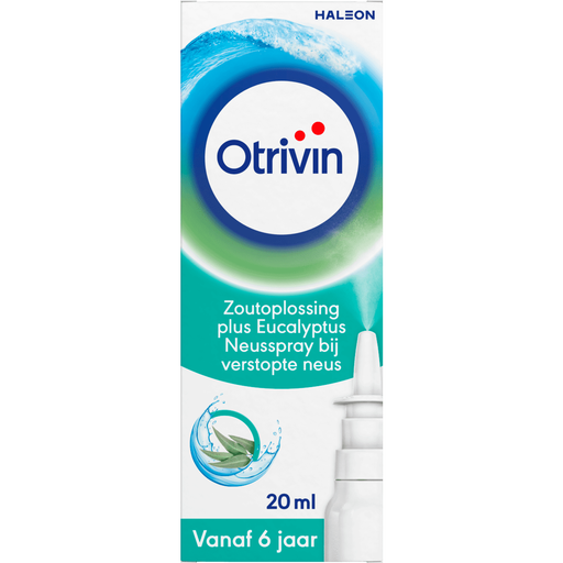 Otrivin Zoutoplossing Plus Eucalyptus Neusspray bij een Verstopte Neus 20 ML