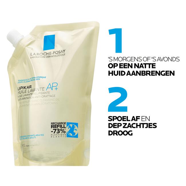 La Roche-Posay Lipikar Douche Olie Navulling 400ML