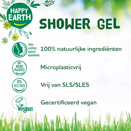 Happy Earth Pure Shower Gel Eucalyptus 300 Ml