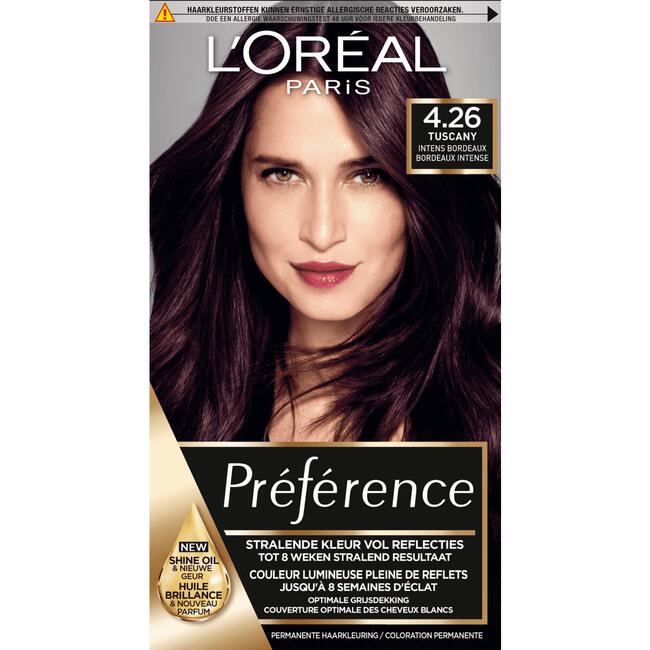L'Oréal Paris Préférence Permanente Haarverf 4.26 Bordeaux Intense