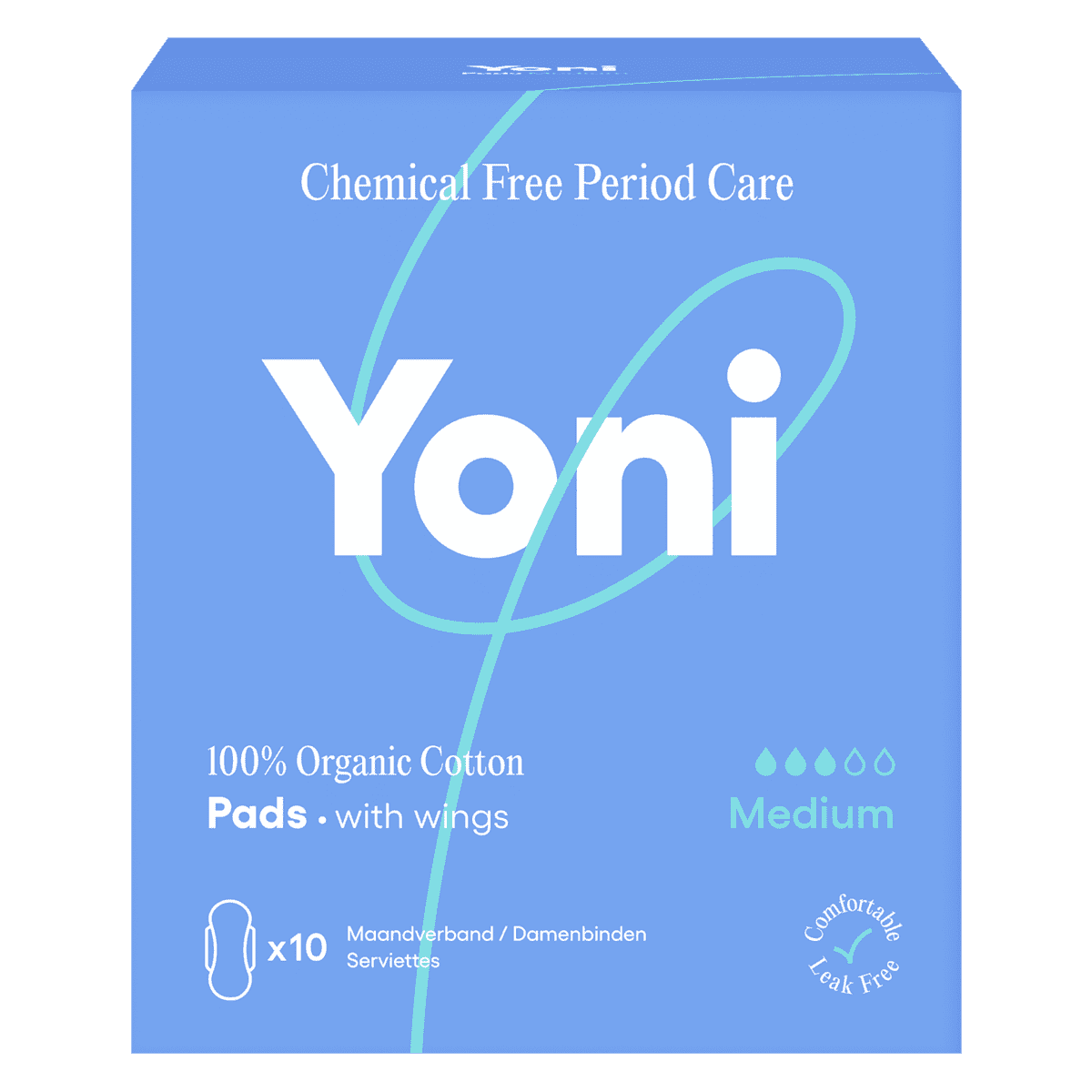 Yoni Maandverband Medium Bio — 10 stuks
