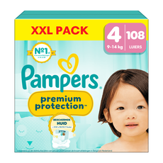 Pampers Premium Protection XXL Pack Luiers Maat 4 9-14 KG 108 stuks