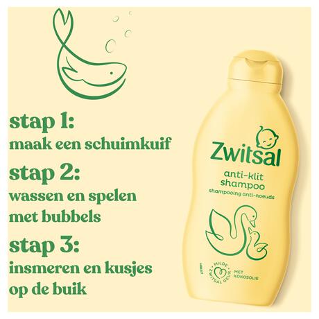 Zwitsal Shampoo Anti-Klit Baby 200 ML