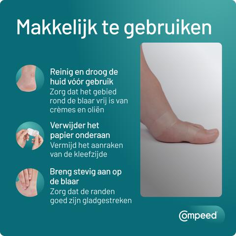 Compeed Blarenpleister voor Tenen Pleisters 8 stuks