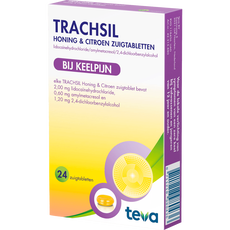 Trachsil Honing & Citroen Zuigtabletten 24 stuks