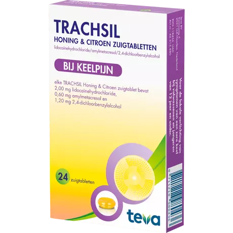Trachsil Honing & Citroen Zuigtabletten 24 stuks