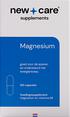 New Care Magnesium Capsules 120 stuks
