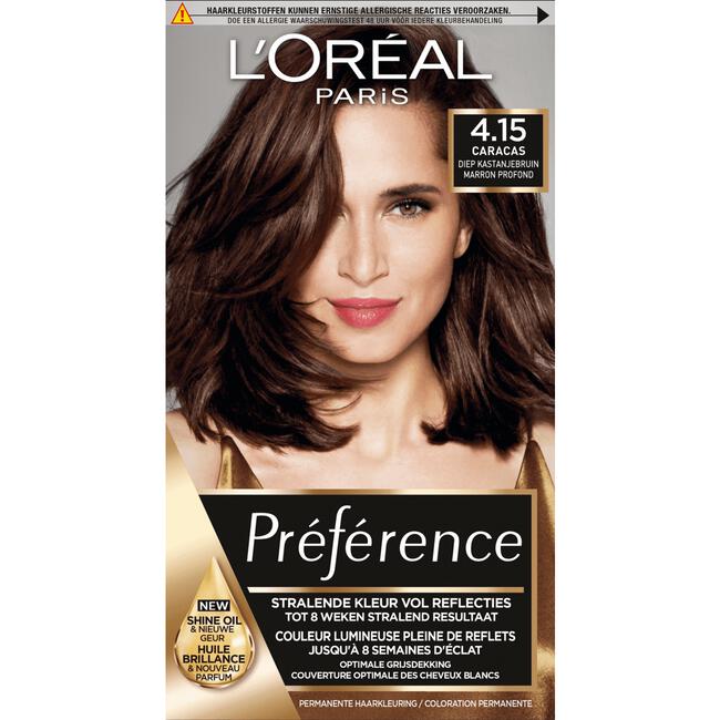 L'Oréal Paris Préférence Permanente Haarverf 4.15 Caracas