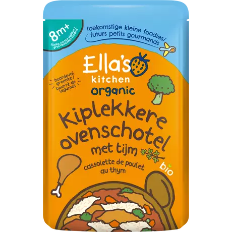 Ella's Kitchen Bio Ovenschotel Kip Tijm 8+ Maanden 190 gram