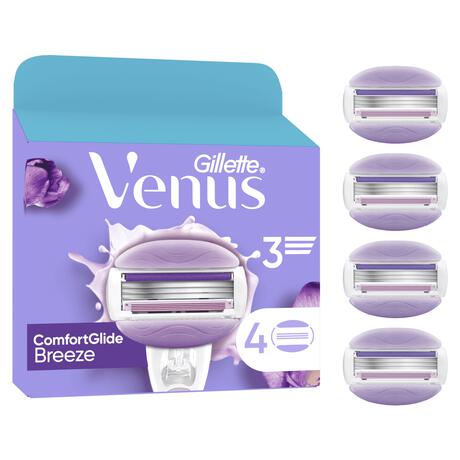 Gillette Venus ComfortGlide Breeze Navulmesjes 4 Stuks