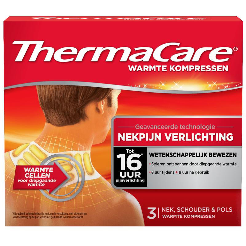 ThermaCare Nek, Schouder en Pols Warmte Kompressen 3 stuks