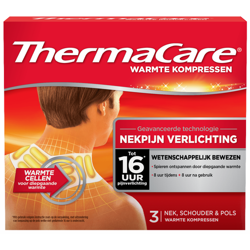 ThermaCare Nek, Schouder en Pols Warmte Kompressen 3 stuks