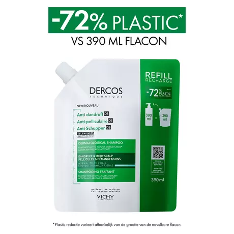 Vichy Dercos Anti-Roos DS Shampoo NH/VH Navulling 390 ML