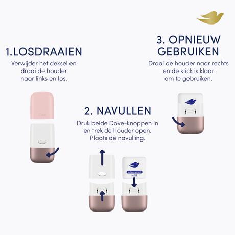 Dover Peony Antiperspirant Deodorant Refill 35 ML