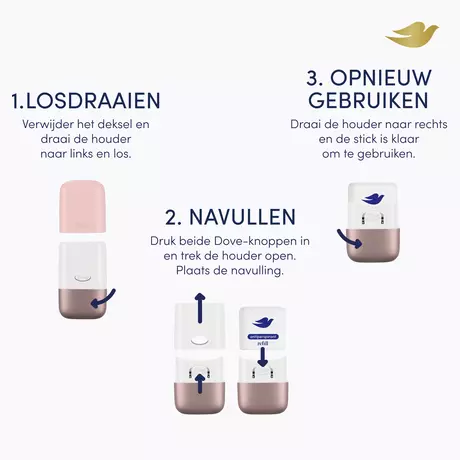 Dover Peony Antiperspirant Deodorant Refill 35 ML