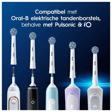 Oral-B Sensitive Clean Opzetborstels Wit 10 Stuks