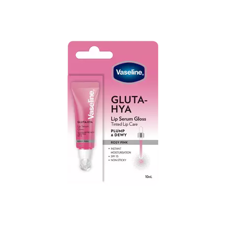 Vaseline Gluta-Hya Lip Serum Gloss Rosy Pink 10 ML