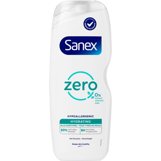 Sanex Zero% Hypoallergenic Hydrating Douchegel 600ML