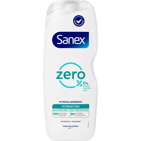 Sanex Zero% Hypoallergenic Hydrating Douchegel 600ML
