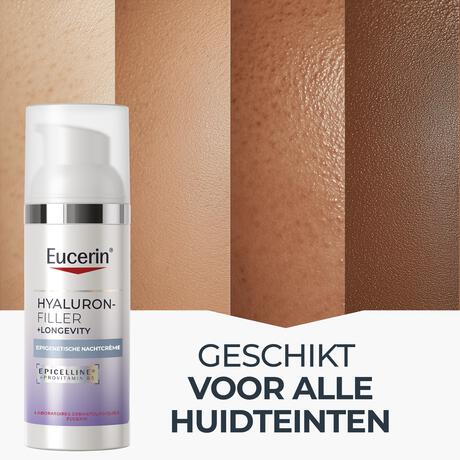 Eucerin Hyaluron-Filler + Longevity Epigenetisch Anti-Age Nachtcrème 50 ML