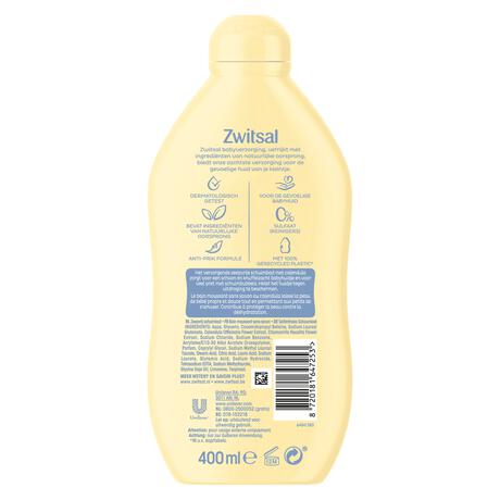 Zwitsal Zeepvrij Schuimbad 400 ML