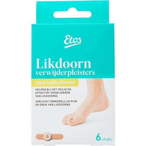 Etos Likdoorn Verwijder Pleisters 6 pleisters